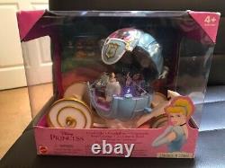 RARE NIB Polly Pocket Cinderella Royal Carriage Playset Coach Disney MUST HAVE