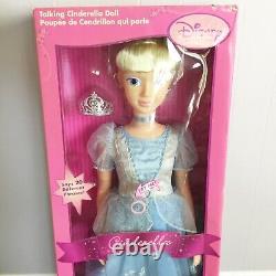 RARE Vintage Disney Exclusive Princess Talking Doll Cinderella New in box 3 Ft