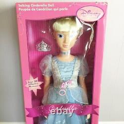 RARE Vintage Disney Exclusive Princess Talking Doll Cinderella New in box 3 Ft