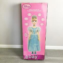 RARE Vintage Disney Exclusive Princess Talking Doll Cinderella New in box 3 Ft