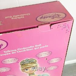 RARE Vintage Disney Exclusive Princess Talking Doll Cinderella New in box 3 Ft