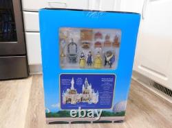 RARE Walt Disney World Cinderella Castle Playset Lights Princess Figures NEW