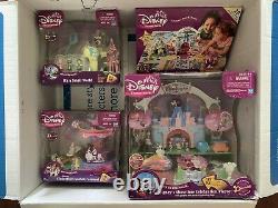 RARE and NEW Disney 3 Playsets Showtime Celebration+Small World+Carousel & Mat