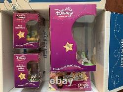 RARE and NEW Disney 3 Playsets Showtime Celebration+Small World+Carousel & Mat