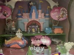 RARE and NEW Disney 3 Playsets Showtime Celebration+Small World+Carousel & Mat