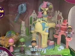 RARE and NEW Disney 3 Playsets Showtime Celebration+Small World+Carousel & Mat