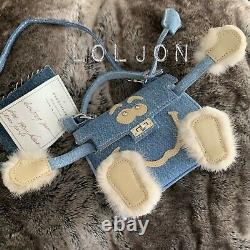 READYMADE MONSTER DOLL BAG Rare DENIM HERMES KELLY DOLL MODEL Handbag Japan