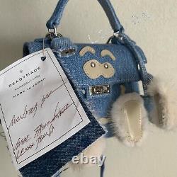 READYMADE MONSTER DOLL BAG Rare DENIM HERMES KELLY DOLL MODEL Handbag Japan