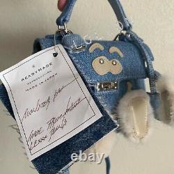 READYMADE MONSTER DOLL BAG Rare DENIM HERMES KELLY DOLL MODEL Handbag Japan