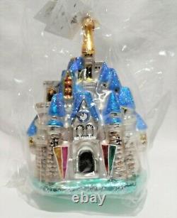 Radko Disney 1998 CINDERELLA'S CASTLE Vintage RARE Ornament NEW SEALED in BOX