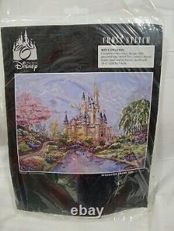 Rare A New Day at Cinderella Castle The Art of Disney cross stitch kit Kincade