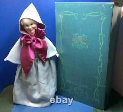 Rare NEW IN BOX Disney Cinderella Fairy Godmother Porcelain Doll 16 Limited Ed