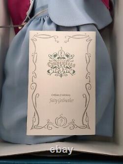 Rare NEW IN BOX Disney Cinderella Fairy Godmother Porcelain Doll 16 Limited Ed