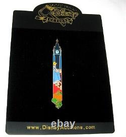 Rare New LE 500 Disney Auction Pin? Cinderella Clock Tower Midnight Glass Slipper