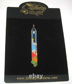 Rare New LE 500 Disney Auction Pin? Cinderella Clock Tower Midnight Glass Slipper