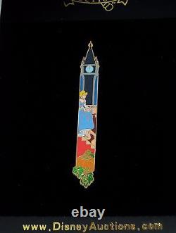 Rare New LE 500 Disney Auction Pin? Cinderella Clock Tower Midnight Glass Slipper