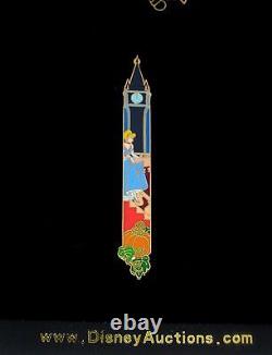 Rare New LE 500 Disney Auction Pin? Cinderella Clock Tower Midnight Glass Slipper