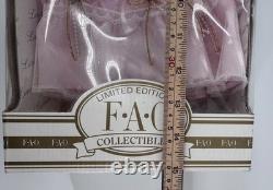 Rare Vintage 1997 FAO Schwarz Cinderella 12 Porcelain Doll NIB COA Disney Pink