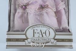 Rare Vintage 1997 FAO Schwarz Cinderella 12 Porcelain Doll NIB COA Disney Pink