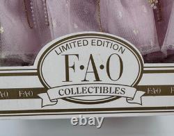 Rare Vintage 1997 FAO Schwarz Cinderella 12 Porcelain Doll NIB COA Disney Pink