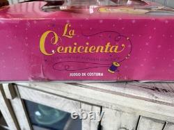 Rare Vintage Disney Store, CINDERELLA CENDRILLON SEWING PLAYSET NRFB