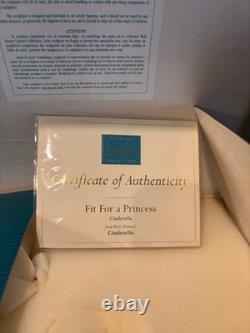 SIGNED WDCC Disney Cinderella 50th Lot Princess Duke Royal Fitting