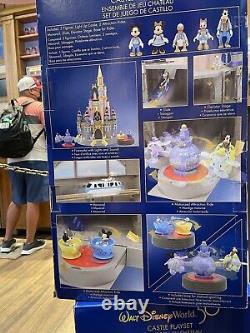 SOLD OUT Disney World 50th Anniversary Cinderella Castle Light Up Play Set NIB