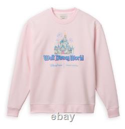 STONEY CLOVER LANE Walt Disney World CINDERELLA CASTLE Pink Sweatshirt 2XL NEW