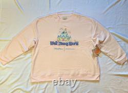 STONEY CLOVER LANE Walt Disney World CINDERELLA CASTLE Pink Sweatshirt 2XL NEW