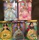 Set Of 5 Barbie Doll Collector's Beauty, Snow White, Cinderella, Repunzel, B&B