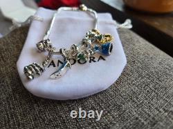 Size 19 disney pandora Cinderella charm bracelet