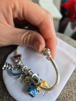 Size 19 disney pandora Cinderella charm bracelet