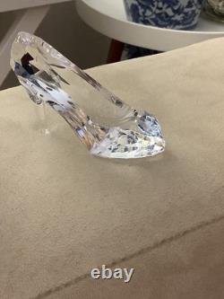 Swarovski Crystal Disney Cinderella Slipper Shoe #5035515 As New With Box, Cert