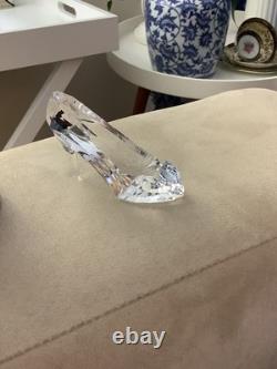 Swarovski Crystal Disney Cinderella Slipper Shoe #5035515 As New With Box, Cert