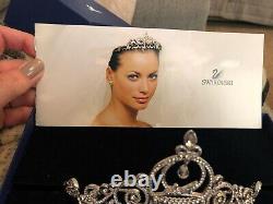 Swarovski Disney Cinderella Rhodium Crystal Tiara 836673 NIB withCOA discontinued