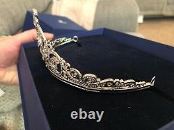 Swarovski Disney Cinderella Rhodium Crystal Tiara 836673 NIB withCOA discontinued