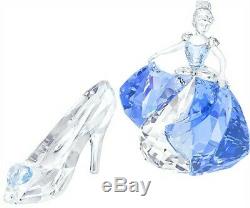 Swarovski Disney Cinderella With Slipper Very Rare 5089525 & 5035515 Bnib