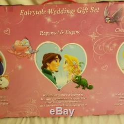 TRU Disney Fairytale Wedding Doll Gift Set Cinderella Belle Rapunzel NEW VHTF