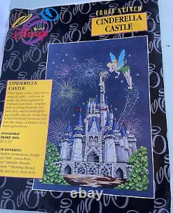 The Art of Disney Cinderella Castle Tinkerbell Cross Stitch Kit Stoney Creek