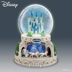 The Bradford Exchange Disney Cinderella Rotating Glitter Globe with Lights & Music