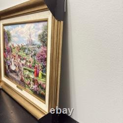 Thomas Kinkade Disney Cinderella Happily Ever After Framed on Canvas NEW