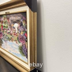 Thomas Kinkade Disney Cinderella Happily Ever After Framed on Canvas NEW