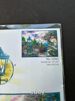 Thomas Kinkade Disney Cinderella Wishes Upon A Dream Cross Stitch Kit #52503 NEW