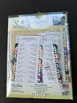 Thomas Kinkade Disney Cinderella Wishes Upon A Dream Cross Stitch Kit #52503 NEW