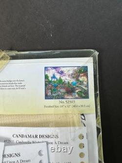 Thomas Kinkade Disney Cinderella Wishes Upon A Dream Cross Stitch Kit #52503 NEW