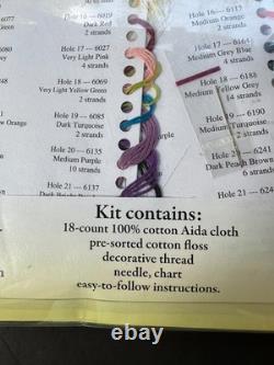 Thomas Kinkade Disney Cinderella Wishes Upon A Dream Cross Stitch Kit #52503 NEW