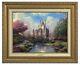Thomas Kinkade New Day at Cinderellas Castle Canvas Classic (Gold Frame) Disney
