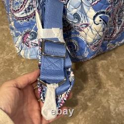 VERA BRADLEY Disney CINDERELLA Blue Paisley LARGE Travel DUFFLE BAG New WITH Tag
