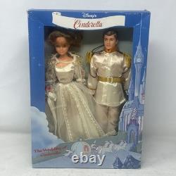 VTG Bikin Disney CINDERELLA Doll Set Godmother Prince Anastasia & Drizella