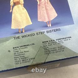 VTG Bikin Disney CINDERELLA Doll Set Godmother Prince Anastasia & Drizella